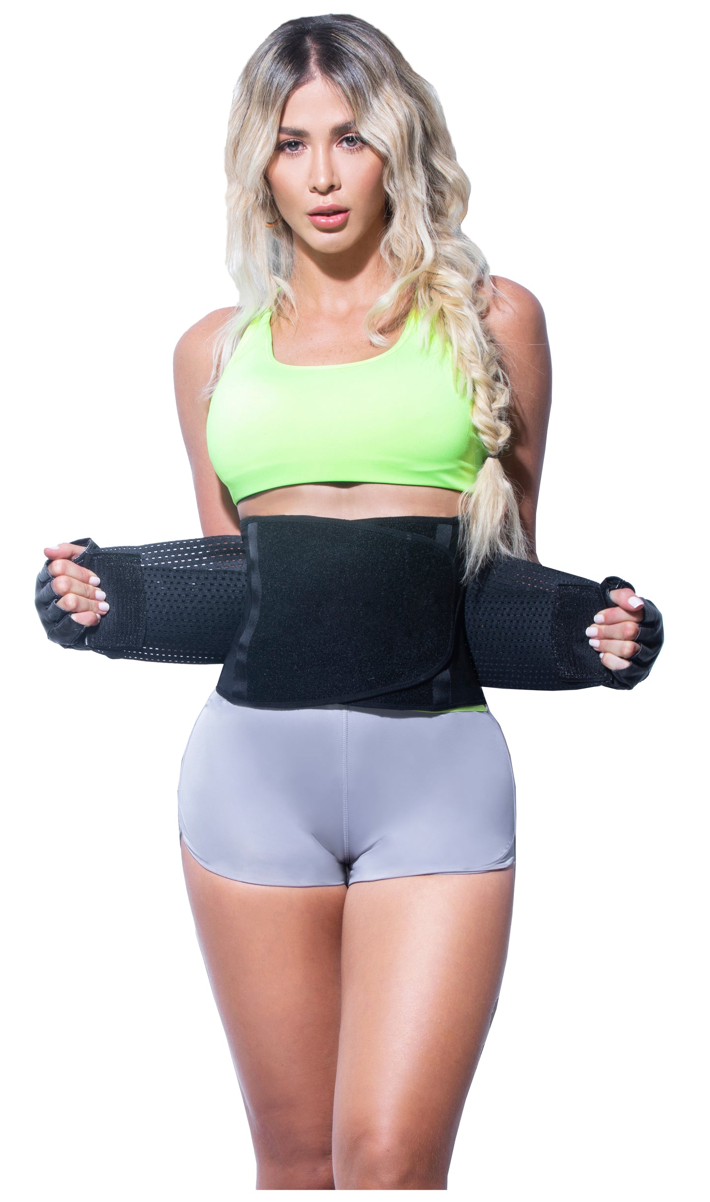 Cinturilla con ajuste graduable en velcro